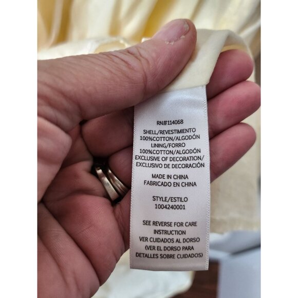 Pamela Love X RTR Cream embroidered midi dress. - Picture 8 of 8